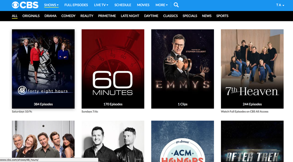 CBS All Access Review 2019 - Channels List, Costs & More